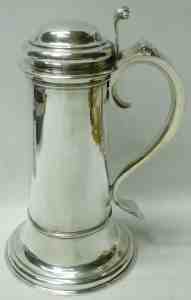 silver flagon, c. 1725