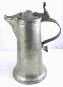 pewter flagon, c. 1850