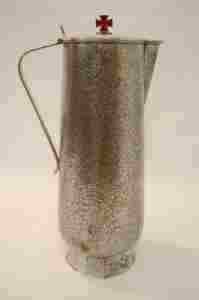 modern hammered flagon