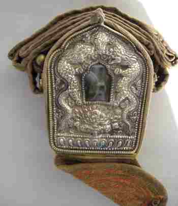 Tibetan silver gau