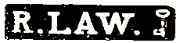R. Law mark