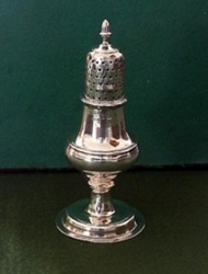Pedestal Caster by Hester Bateman London 1789/90 Pedestal Caster by Hester Bateman London 1789/90