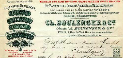 Adolphe Boulenger facture