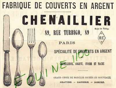Henri Chenaillier facture