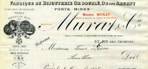 Maison Murat facture