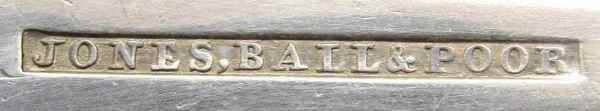 Jones, Ball & Poor: c. 1846-1853 Jones, Ball & Poor: c. 1846-1853