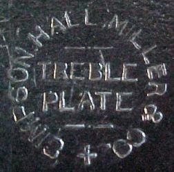 Simpson, Hall, Miller & Co silverplate mark