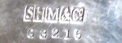 Simpson, Hall, Miller & Co silverplate mark