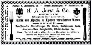 Berliner Metallwarenfabrik H.A Jrst & Co AG - Berlin - Adlershof