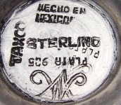 Mexico silversmith: WA intertwined - unidentified