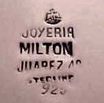 Mexico silversmith: Joyeria Milton