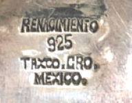 Mexico silversmith: E. de Pichardo Mexico silversmith: E. de Pichardo