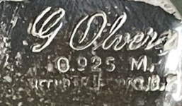 Mexico silversmith: G. Olvera