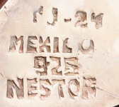 Mexico silversmith: Nestor
