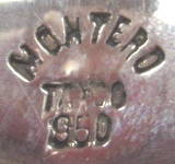Mexico silversmith: Montero unidentified Mexico silversmith: Montero unidentified