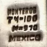 Mexico silversmith: Monteros