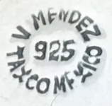 Mexico silversmith: V. Mendez Mexico silversmith: V. Mendez