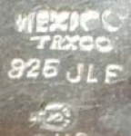 Mexico silver mark: Jose Luis Flores