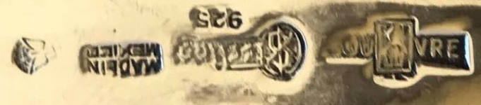 Mexico silver mark: LOUVRE