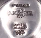 Mexico silver mark: LOUVRE