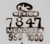 Mexico silversmith: PLATERIA MENDOZA
