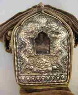 Tibetan silver gau