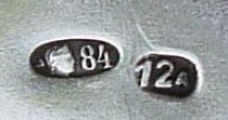 hallmark
Moskow
1896-1908
silversmith
12 Artel hallmark
Moskow
1896-1908
silversmith
12 Artel