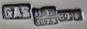 hallmark
St.Petersburg
1879
silversmith
Gustav Alexander Sohlman
assayer IE hallmark
St.Petersburg
1879
silversmith
Gustav Alexander Sohlman
assayer IE