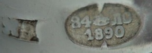 hallmark
Moskow
1890
silversmith GK
assayer
Lev Fedorovich Oleks hallmark
Moskow
1890
silversmith GK
assayer
Lev Fedorovich Oleks