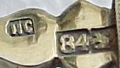 hallmark
Moskow
1880-1890
silversmith
Nik. Fed. Strulev hallmark
Moskow
1880-1890
silversmith
Nik. Fed. Strulev