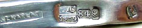 hallmark
Minsk
1879
silversmith
?SLKAREAT (B.Shkarlat)
assayer OC hallmark
Minsk
1879
silversmith
?SLKAREAT (B.Shkarlat)
assayer OC