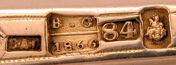 hallmark
Moskow
1866
silversmith SAG
assayer
Viktor Savinkov hallmark
Moskow
1866
silversmith SAG
assayer
Viktor Savinkov