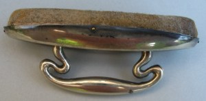 silver nail buffer: Birmingham 1918 ssilver nail buffer: Birmingham 1918
