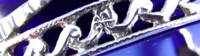 silver salt cellar hallmark: Rome 18th century