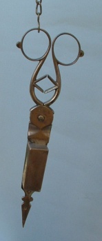 Italian silver wick trimmer