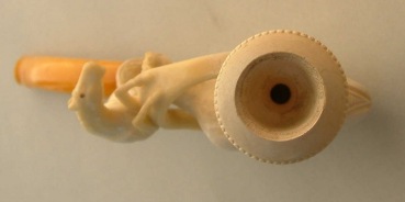Austrian
sea-foam
(meerschaum)
pipe with horses