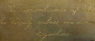 silver cigarette case inscription engraved on the interior silver cigarette case: inscription engraved: on the interior